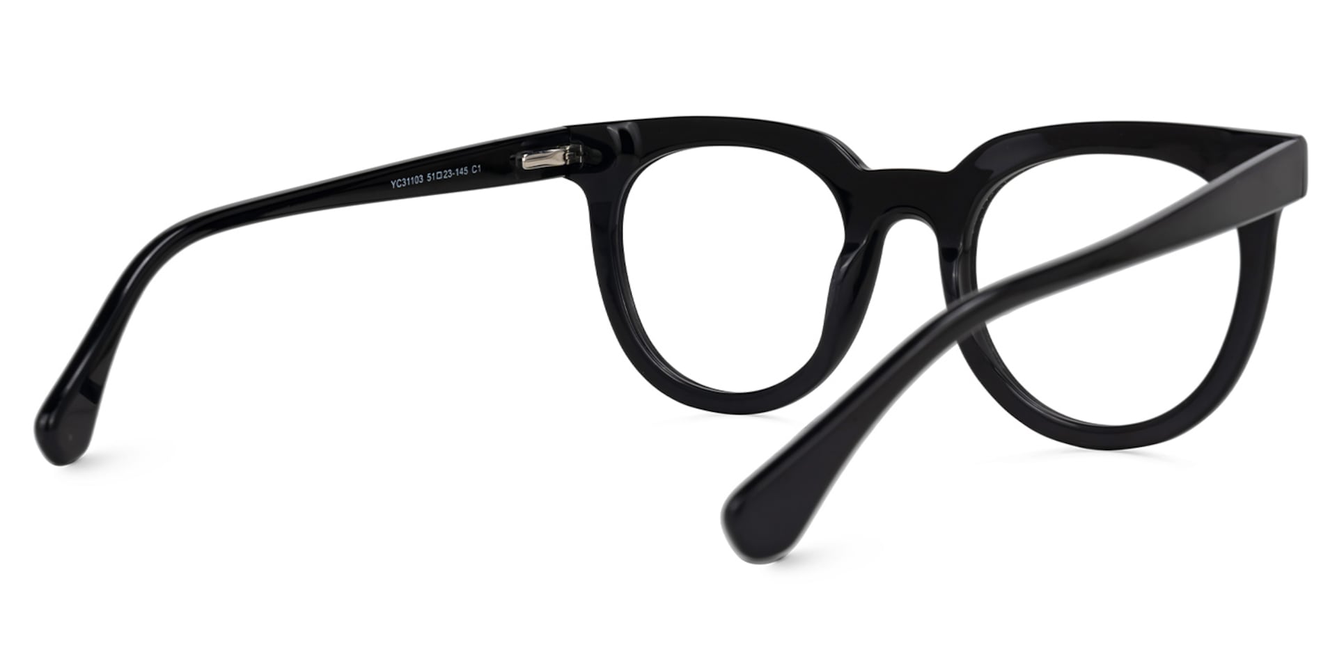 Round Shabien Black Glasses deals -Zeelool Glasses3
