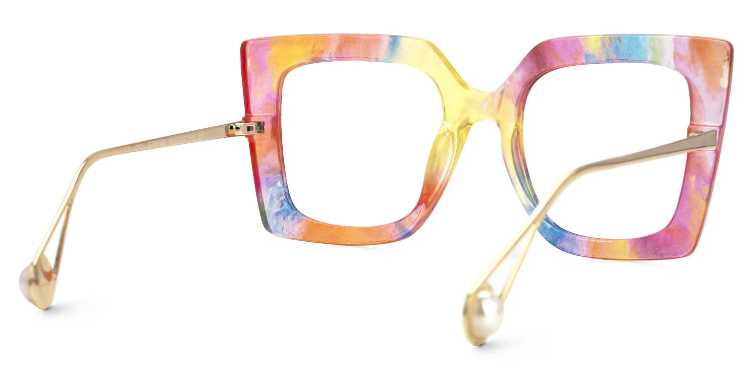 Qatar Square Rainbow Glasses3