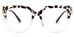 Juany Square Tortoise Glasses0