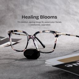 Jacqui Tortoise Square Glasses0