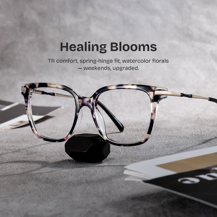 Jacqui Tortoise Square Glasses