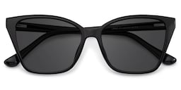 Sienna Butterfly Black Glassess1