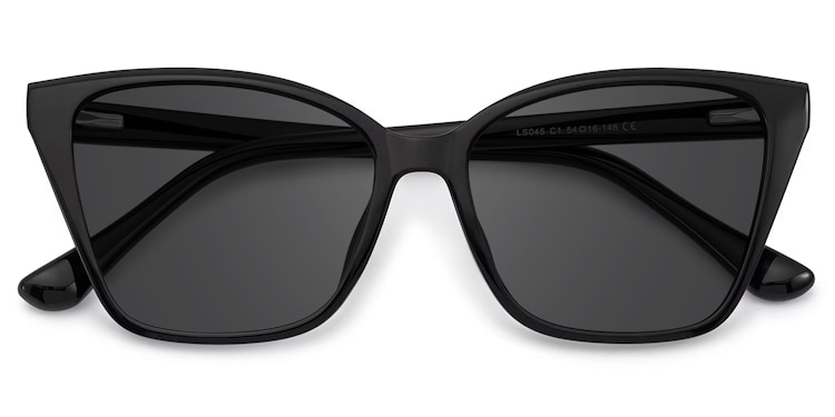 Sienna Butterfly Black Glassess