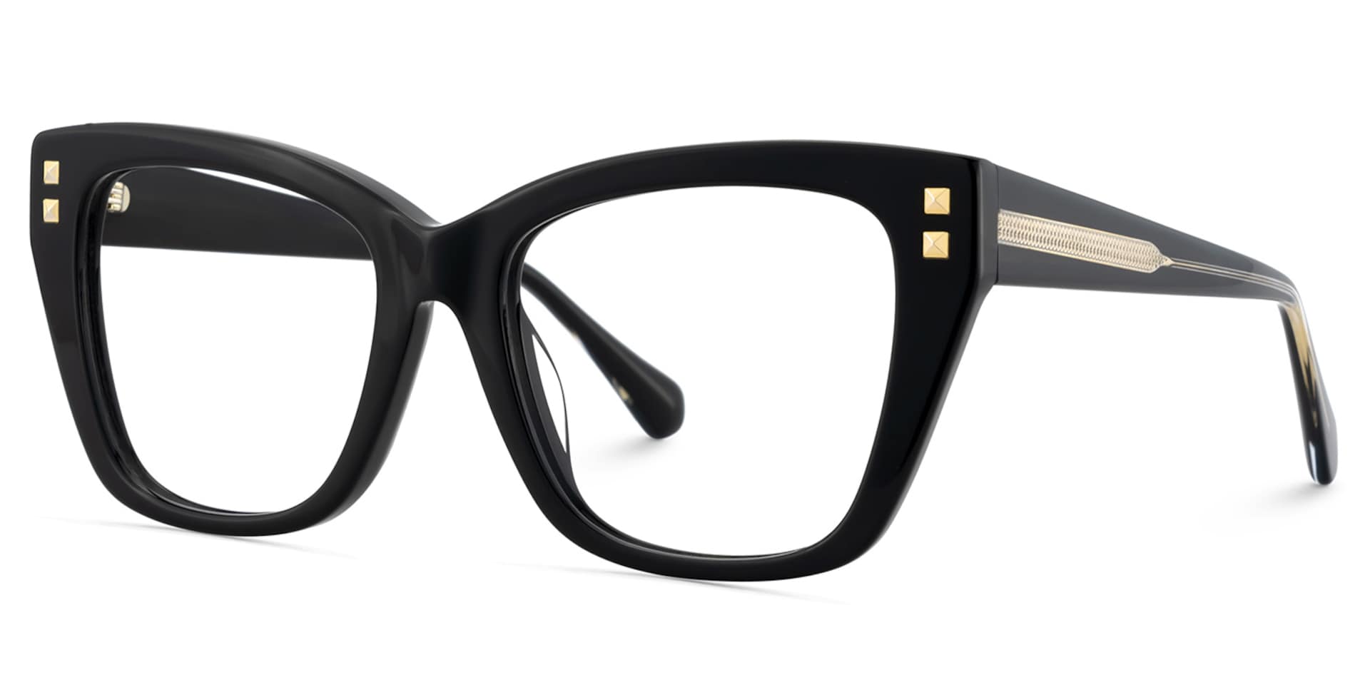 Tessia Black Square Glasses Women's Glasses| Zeelool3