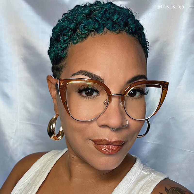 Brewer Brown Cat eye Glasses