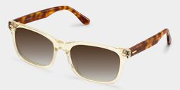 Patrick Rectangle Clear Yellow Glasses2