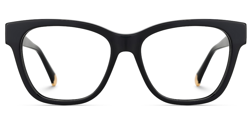 Julian Square Black Glasses