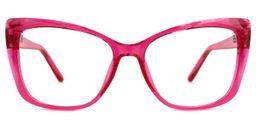 Farris Square Neon Pink Glasses0