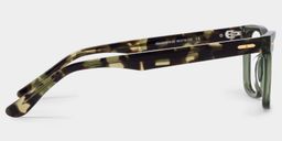 Patrick Rectangle Green Glasses4