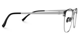 Boykai Browline Silver Glasses2