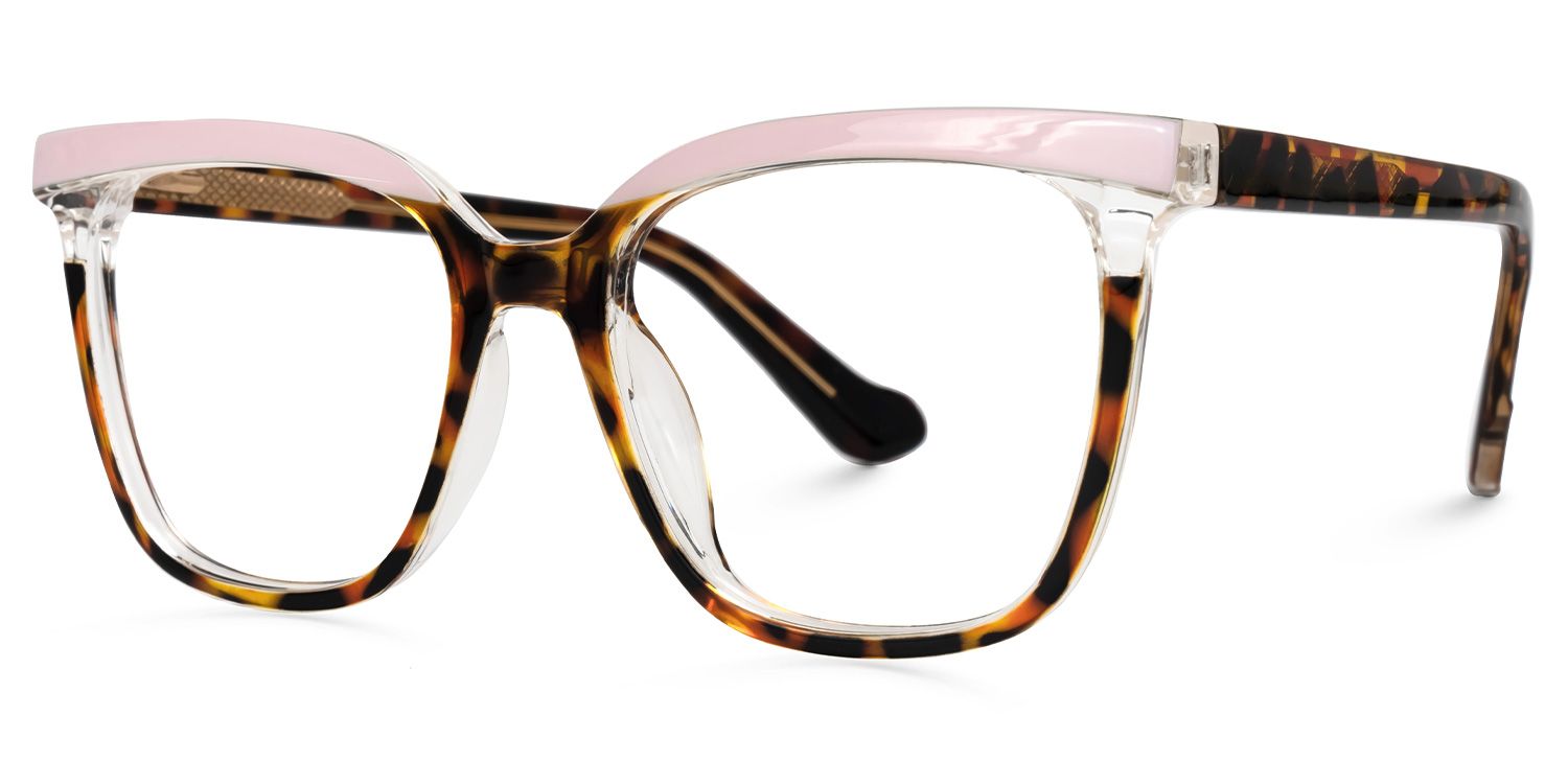 Square Tawana Tortoise Glasses deals -Zeelool Glasses