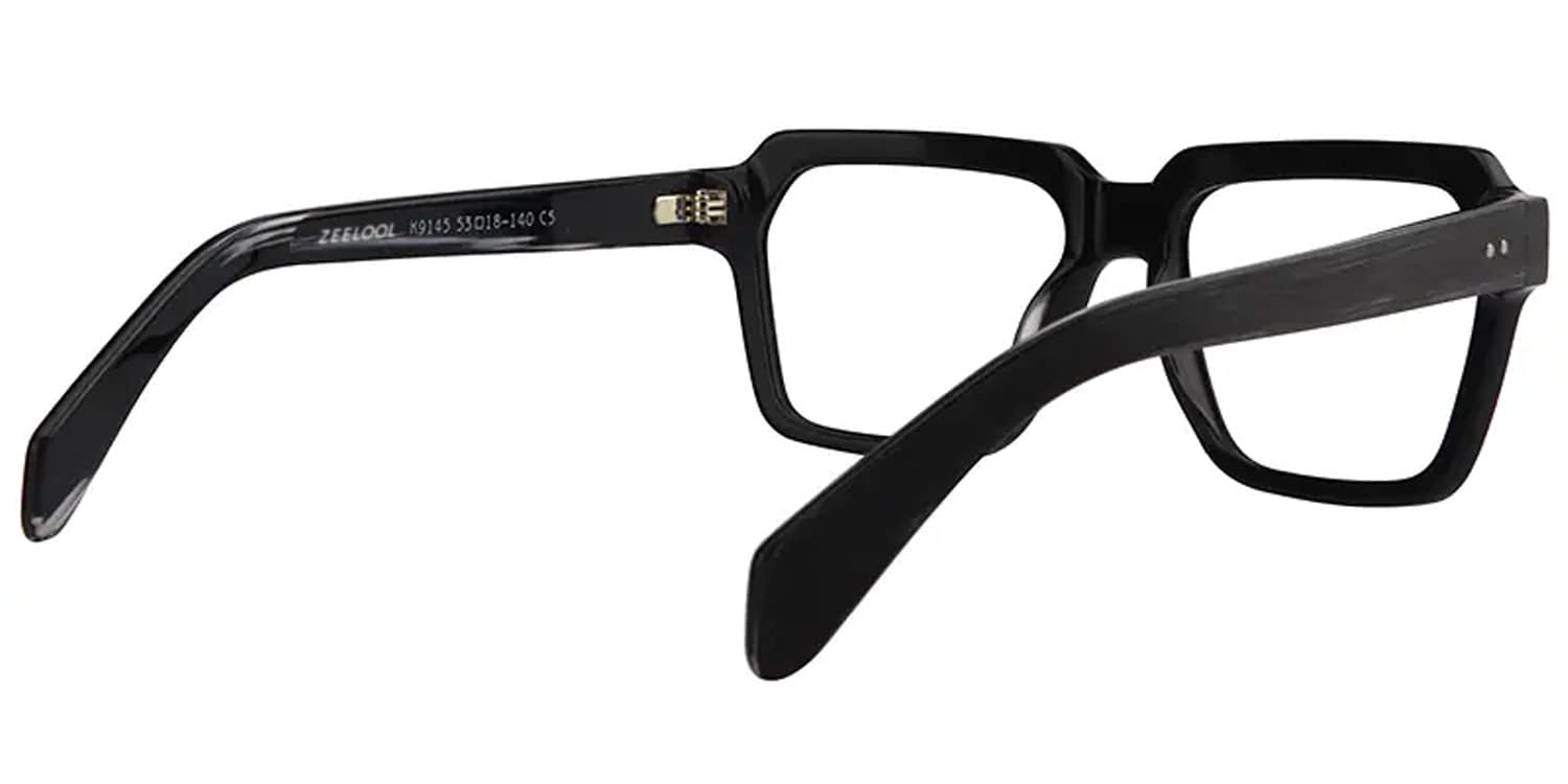Richard Rectangle Black Glasses3