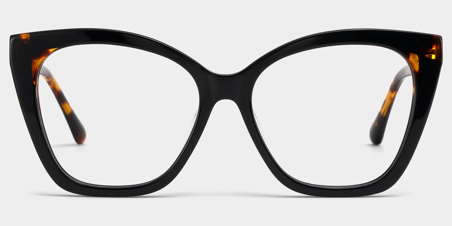 Kira Black Frame Glasses with Butterfly Frame Online | ZEELOOL1