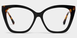 Kira Butterfly Black Glasses1