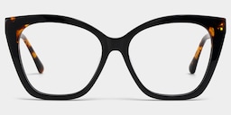 Kira Butterfly Black Glasses1