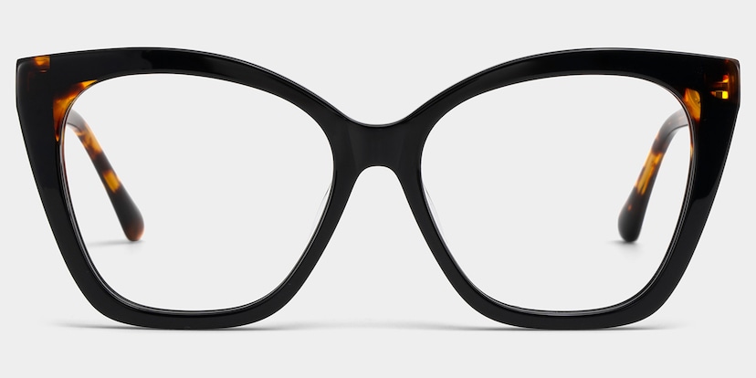 Kira Butterfly Black Glasses