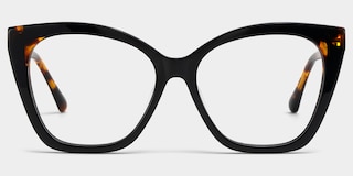 Kira Butterfly Black Glasses1