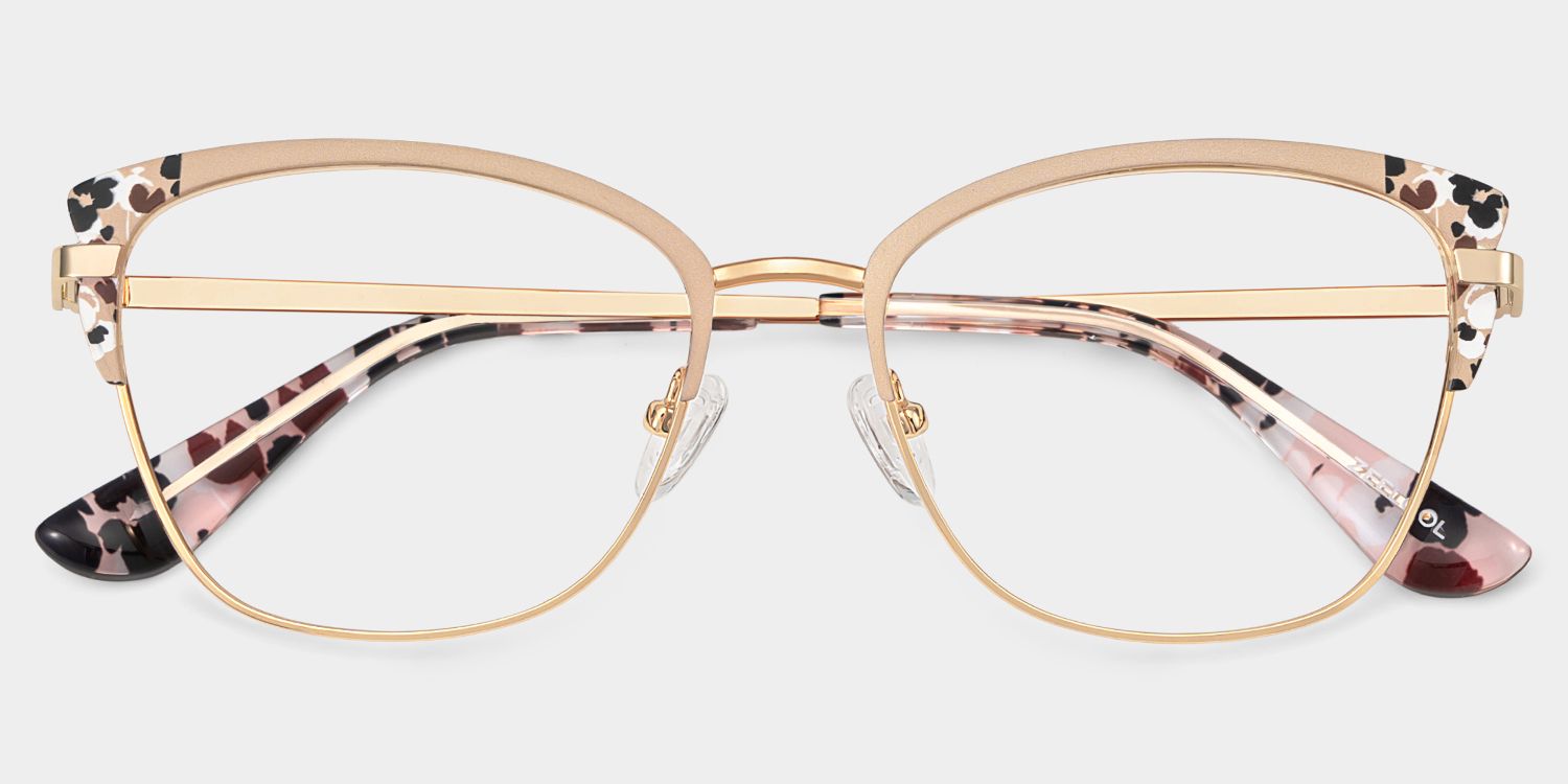 Mariana Pink Frame Glasses with Rectangle Frame Online | ZEELOOL2