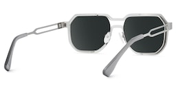 Hype Geometric Silver Glasses5