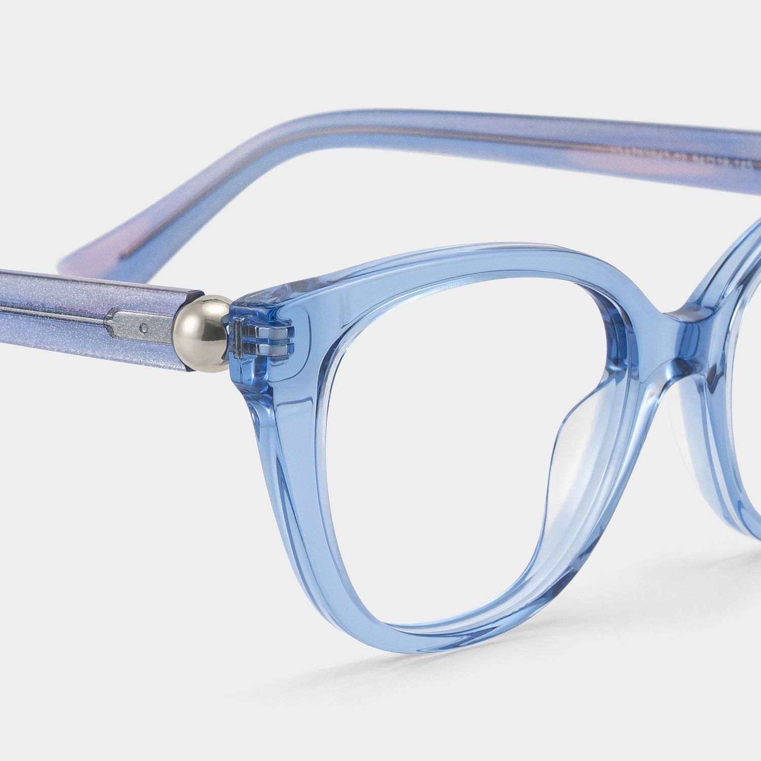 Affordable Charlotte Blue Cat Eye Frames | ZEELOOL4