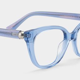 Charlotte Blue Cat eye Glasses4