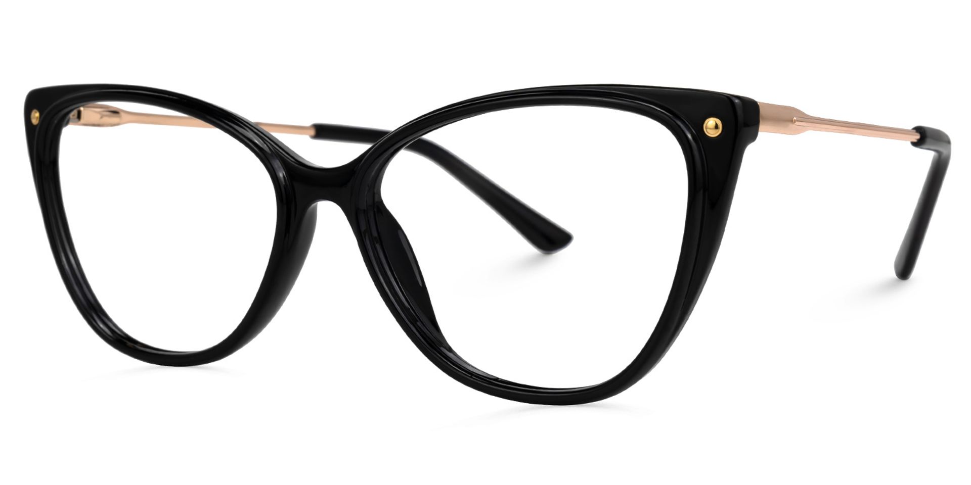 Cateye Brandi Black Glasses deals -Zeelool Glasses1