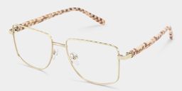 Felicity Geometric Gold Pattern Glasses5