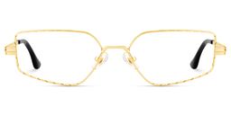Lyle Rectangle Gold Glasses1