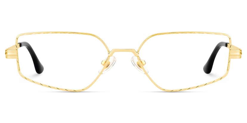Lyle Rectangle Gold Glasses