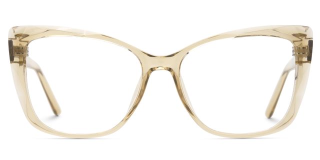 Farris Cat eye Beige Glasses