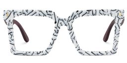 Pierre Square Pattern Glasses1