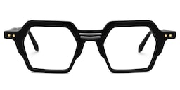 Genesys Geometric Black Glasses0