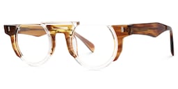 Mastin Round Brown Glasses1