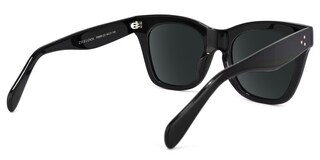 Gordon Rectangle Black Glasses3