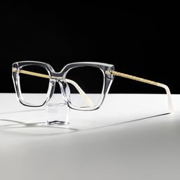 Yusbetsy Rectangle Clear Glasses0
