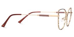 Seisay Black-Gold Cat eye Glasses2