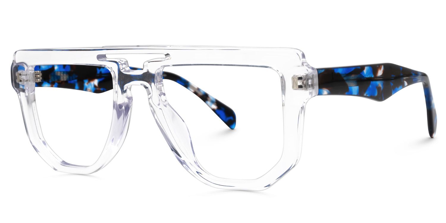 Aviator Montanez Clear Glasses deals -Zeelool Glasses