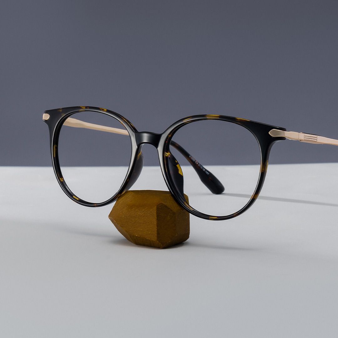 Mila Round Tortoise Frame Eyeglasses for Woman| ZEELOOL0