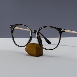 Mila Round Tortoise Glasses0