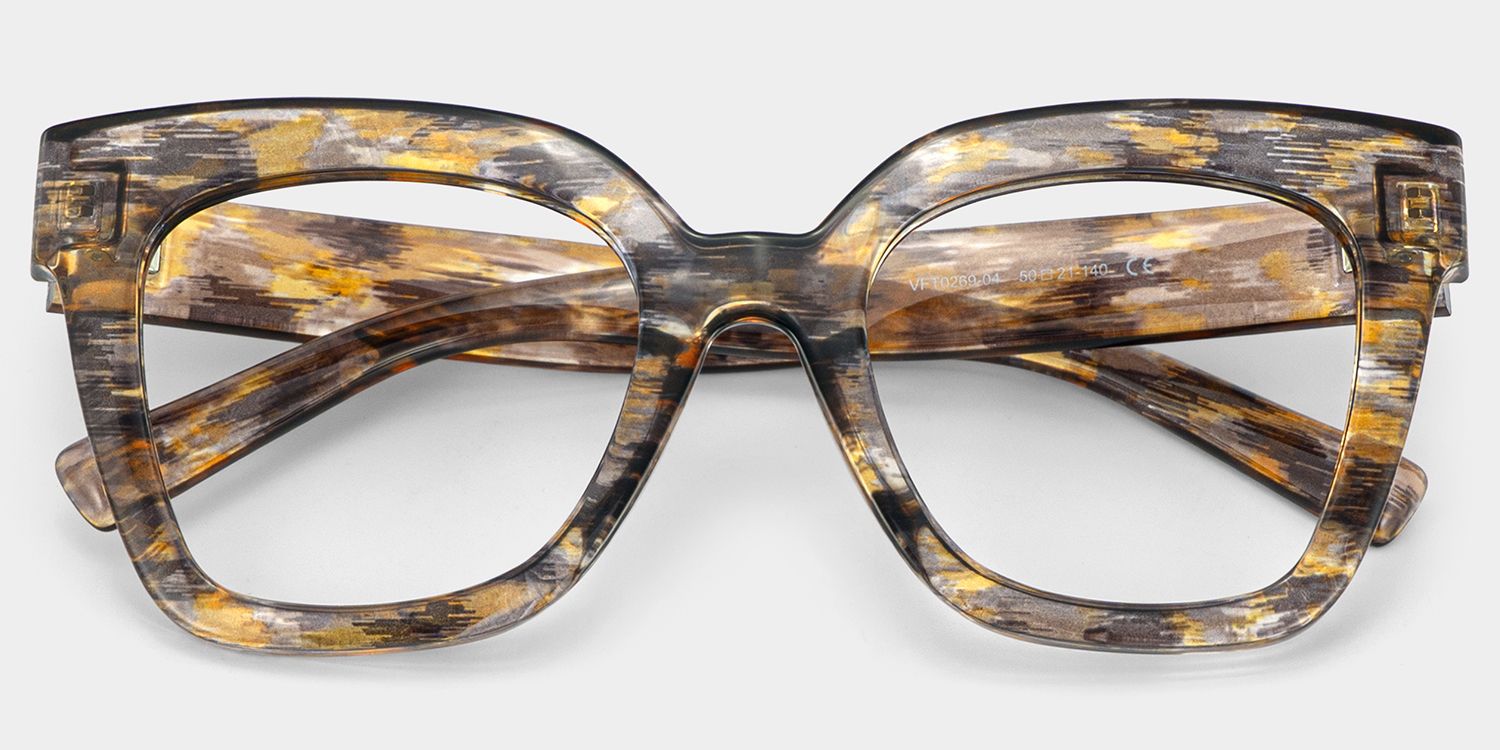 Malcolm Square Brown Eyeglasses and Glasses Frames1
