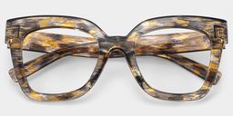 Malcolm Square Brown Glasses1