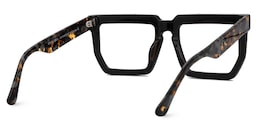 Daniela Rectangle Blue Glasses3