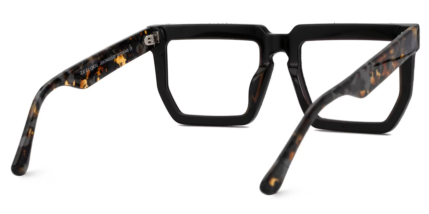 Daniela Rectangle Blue Glasses3