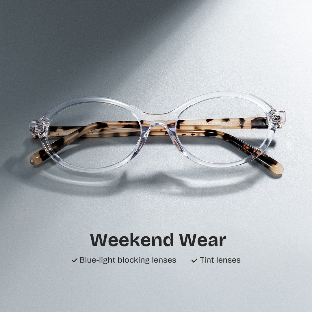 Everly Oval Crystal Glasses