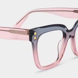 Minguela Square Gray Pink Glasses6