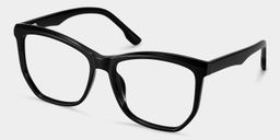 Libby Black Geometric Glasses2