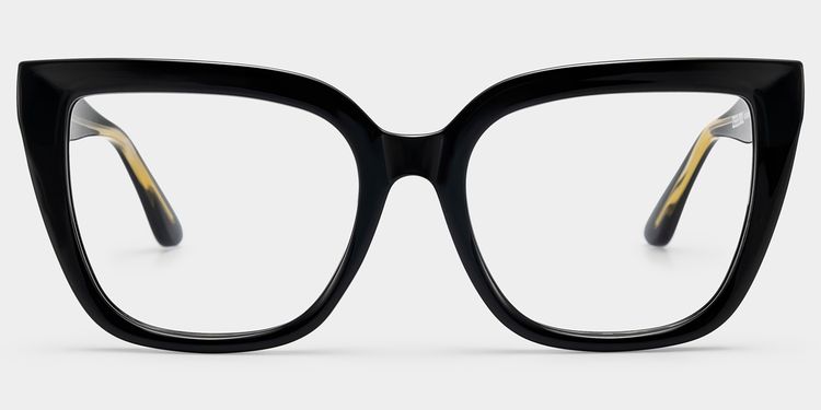 Mirta Square Black Glasses