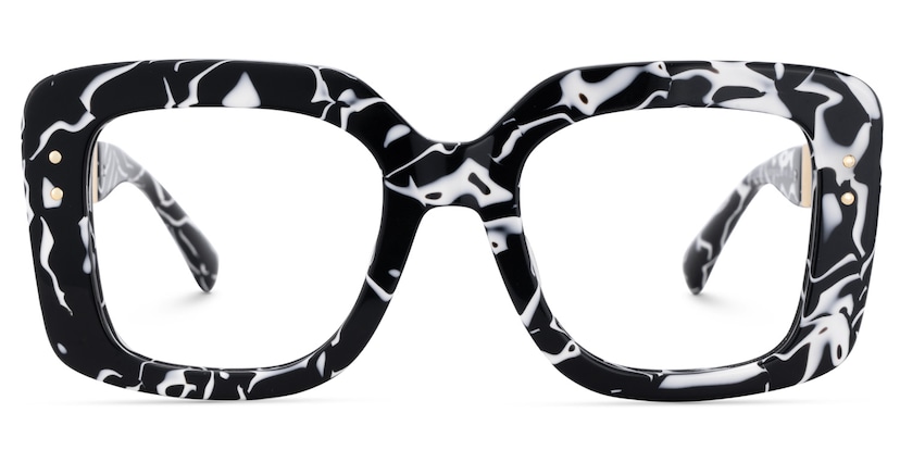 Yary Square Cow Pattern Glasses