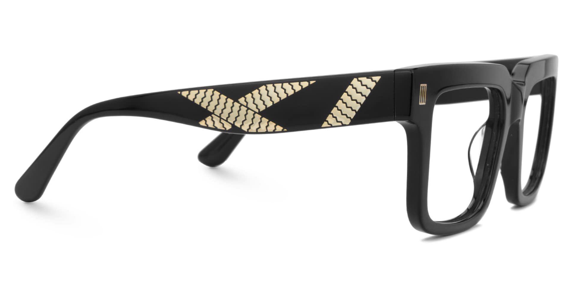 Thomason Rectangle Black Frame For Men | Zeelool3