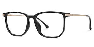 Fezell Square Black Glasses3